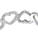 Stainless Steel Heart Shaped Ring